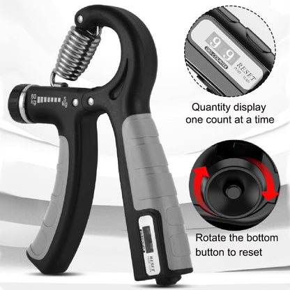 GripMaster Pro – Handknijper met Teller (5–60 kg verstelbaar)